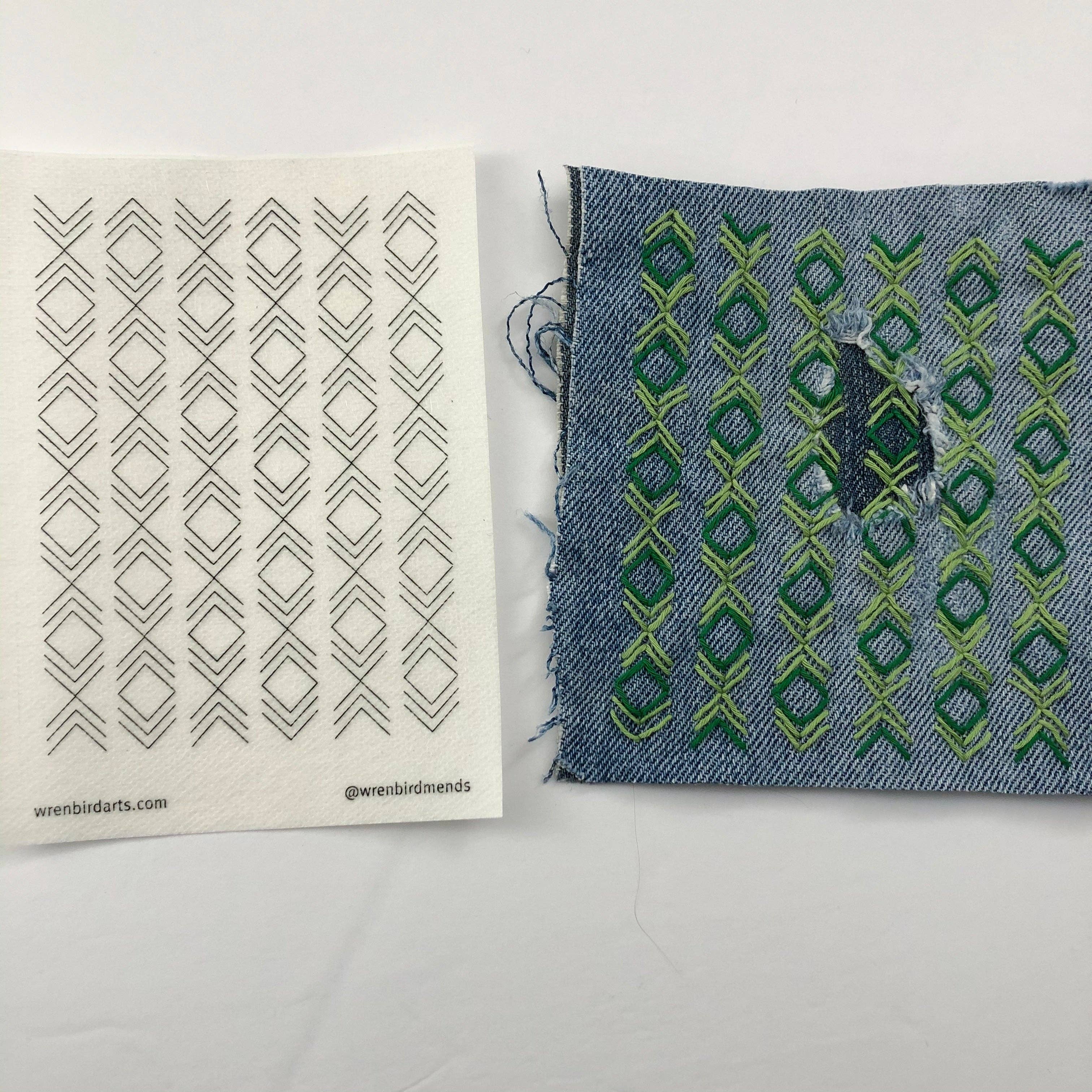 Washable Mending/Embroidery Transfers — Wren Bird Arts, photo 8 of 8
