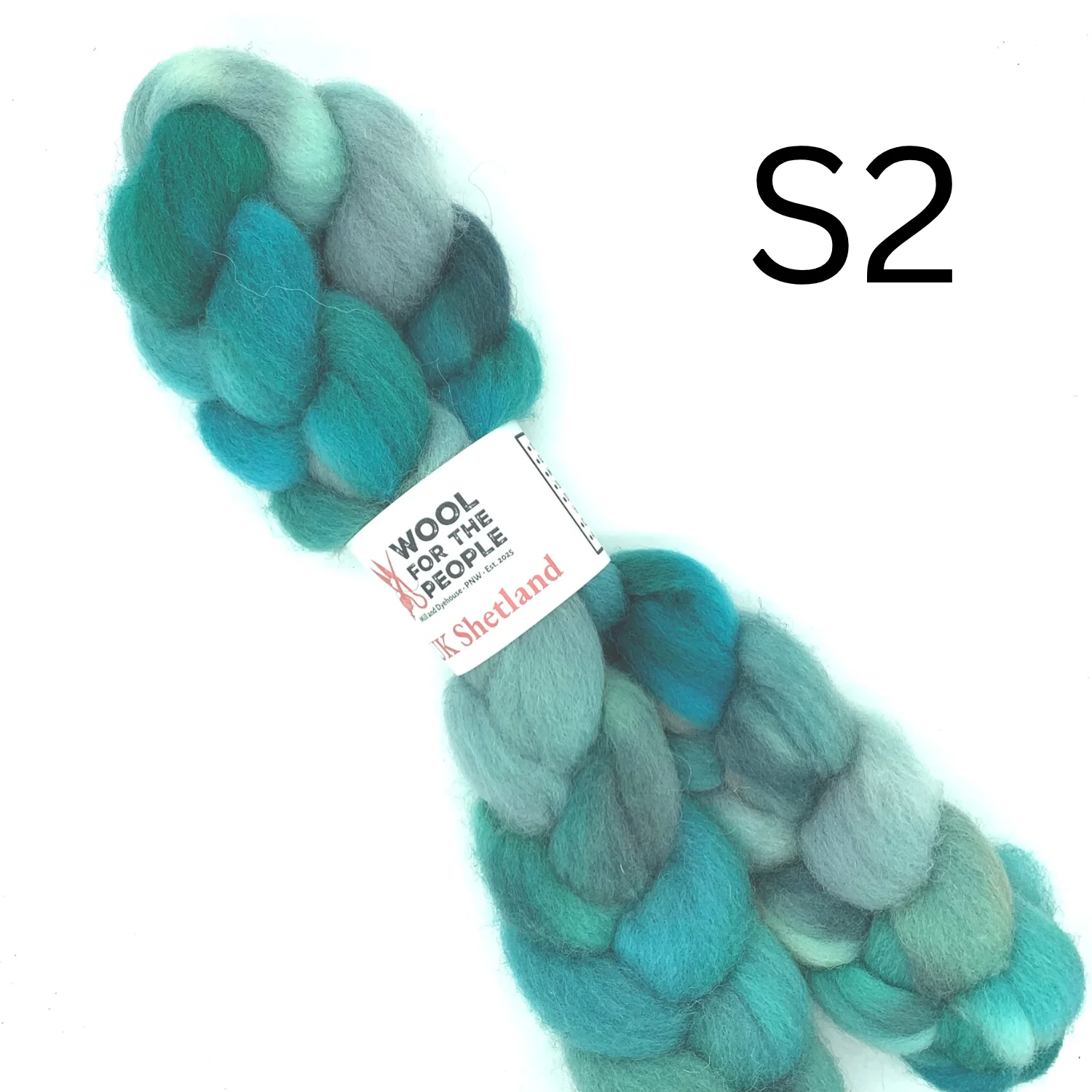 UK Shetland Roving — Wool For The People